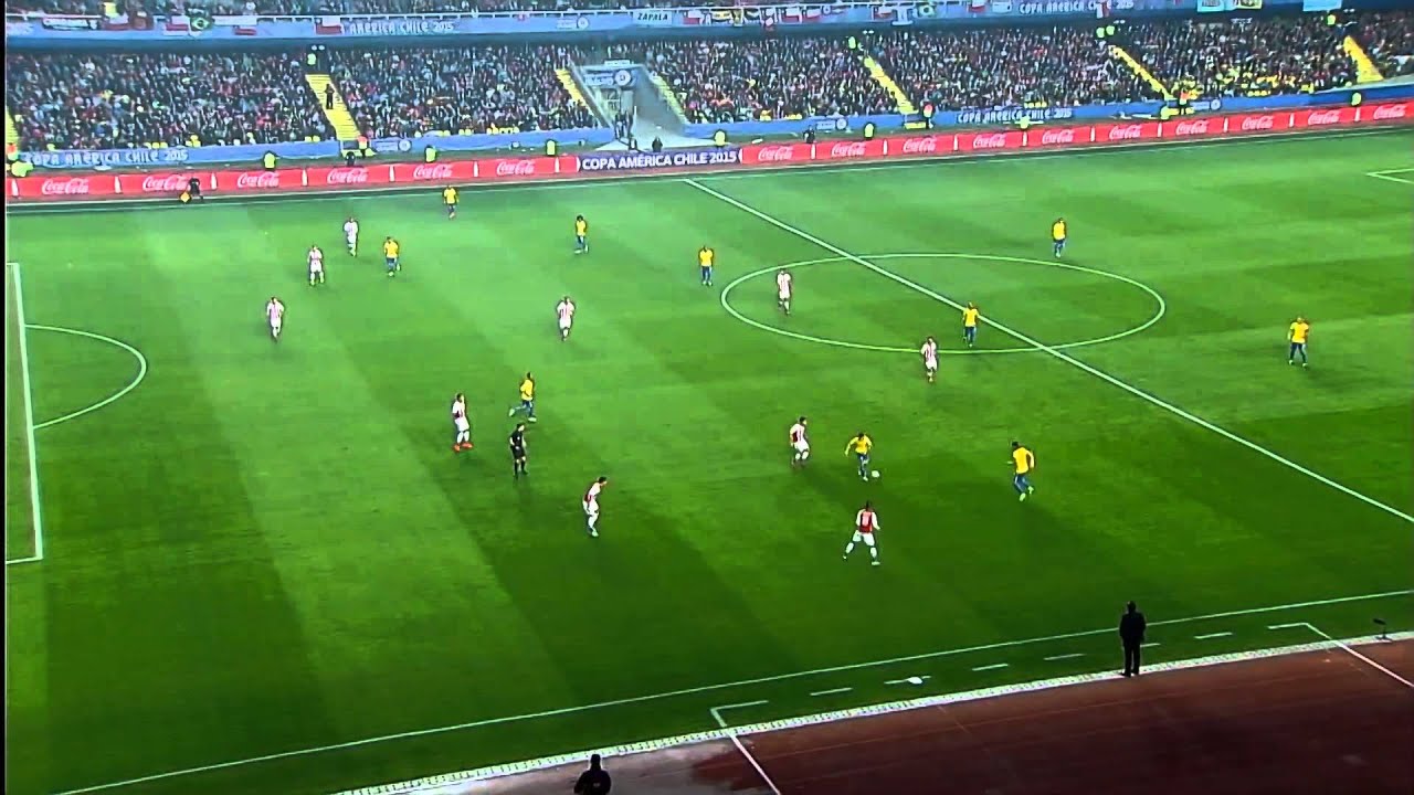 Бразилия - Парагвай 1:1 (пен. 3:4) видео