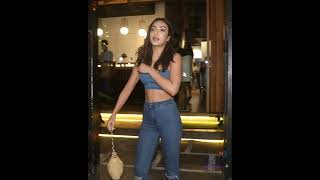 Hot Babes Sahher Bambba Showing Ets While Spotted At Dinner Date In Mumbai