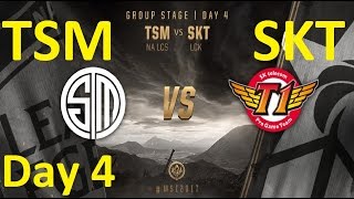 TSM vs SKT Game 5 Highlights MSI 2017 Group Stage Day 4
