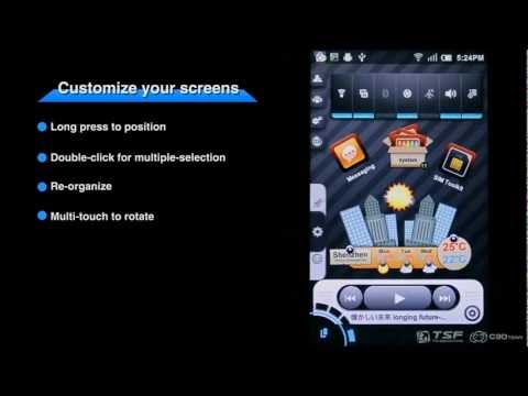 Android3D UI - TSF Shell Pro 1st edition