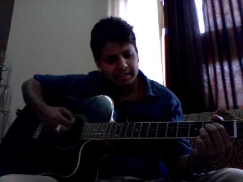 Baahon ke darmiyan on Guitar.