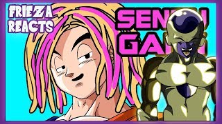 FRIEZA REACTS TO SENZU GANG (DBZ PARODY)