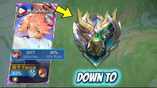 Omg Moonton New Update Fanny Gameplay Epic Solo Carry Team - Mlbb