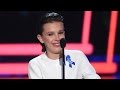 Millie Bobby Brown Cries During Best Actor in a Show Speech at 2017 MTV Movie & TV Awards