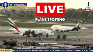 🔴LIVE Airport Streaming at LAX with EXCLUSIVE VIEWS from the H Hotel