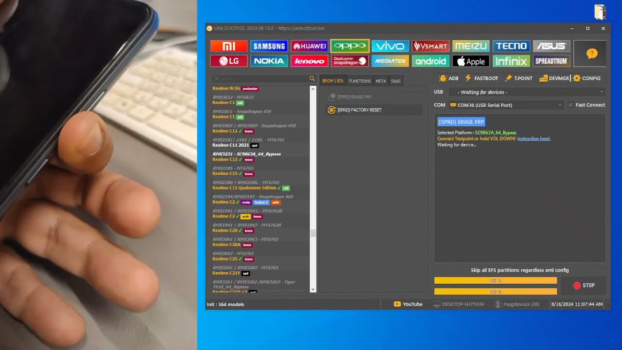 Realme C11 2021 (RMX3231), Remove Google Account, Bypass Realme C11 2021 (RMX3231), Remove Google Account, Bypass