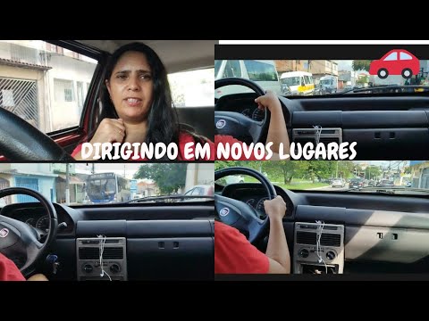FUI LEVAR O MATERIAL DO MEU MARIDO NO SERVIÇO DELE #dirigindo #medodedirigir