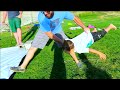 THROWING KIDS DOWN WATER SLIDES!