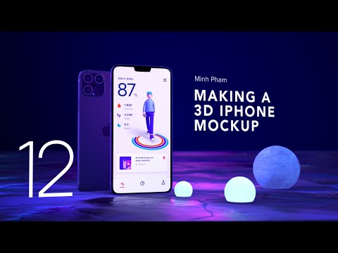 Making a 3D iphone 12 mockup with After Effects and Element 3D