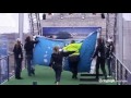 Topless protester tries to grab Euro 2012 cup