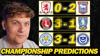 Championship Game 10 Predictions