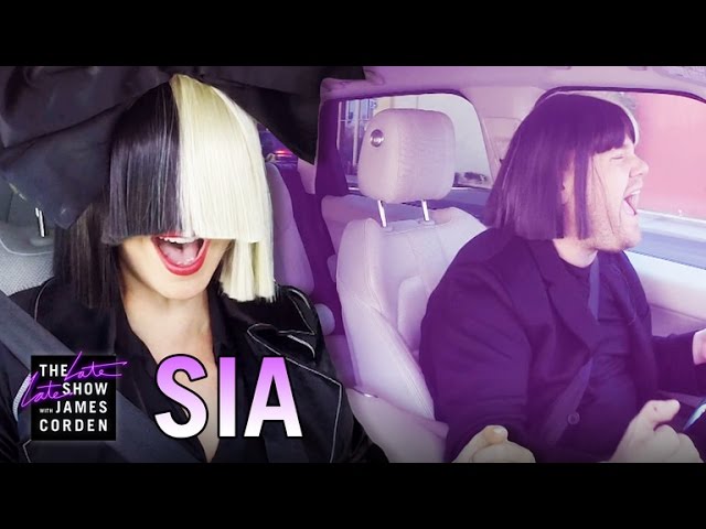 Sia Carpools With James Corden - Video