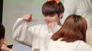 170812 wannaone 팬싸인회 박지훈 focus @박지훈 @워너원