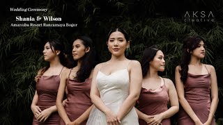 Shania & Wilson Wedding at The Amanuba Rancamaya Bogor