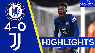 Chelsea 4-0 Juventus | Blues Storm Into Round of 16!  | Champions League Highlights