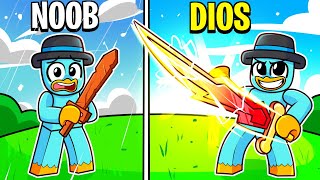 Mejorando De Espada Noob A Dios En Roblox