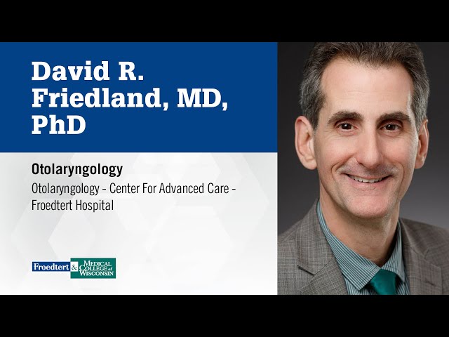 Watch Dr. David Friedland, otolaryngologist on YouTube.