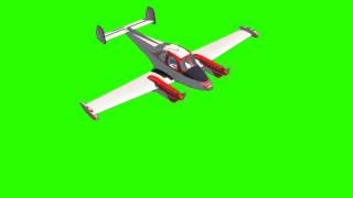 Green Screen Airplane L 200 Morava Explosion Destruction - Footage Pixelboom