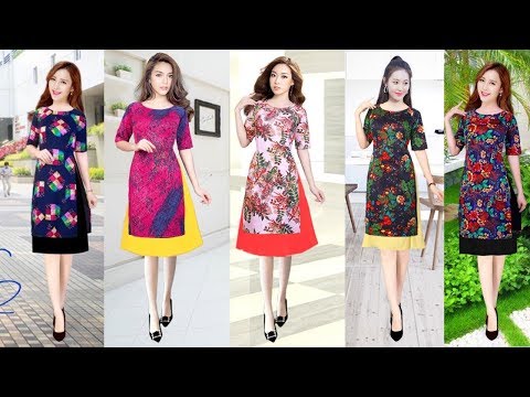Áo Dài Cách Tân cho người lớn tuổi trung niên 2019