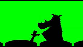 Timon And Pumbaa Interrupt 8 Green Screen