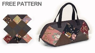 #0138 Quilting Bag Making,Quilting Bag Free Patterns,Quilt bag tutorial, Pattern Making Bag,