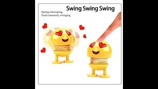 Emoji Spring Doll, Crazy Cute Emoji Bobble Head Dolls