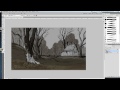 Over the Garden Wall - Digital Background Painting Process