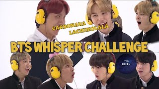 Eng Sub Bts Whisper Challenge Game Run Bts Ep 41