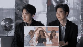 Exo Suho And Xiumin Reaction To Twice - Knock Knock Mma 2017