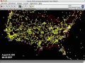 24 Hours of Air Traffic in the National Airspace System (NAS) w/narration