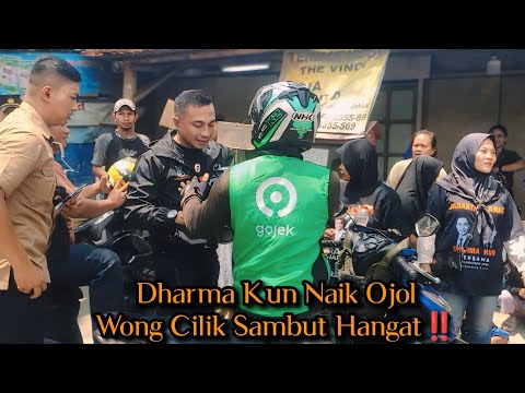 Dharma Kun Naik Ojol Disambut Hangat Wong Cilik‼️