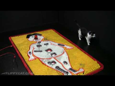 Giant Operation Game Made From Dominos