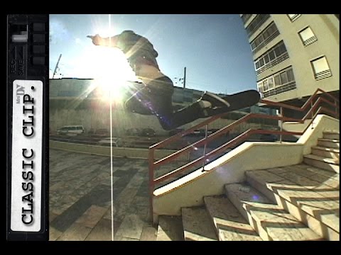 Skater Vs. Double Set Rail Fail Classic Skateboard Slams #92