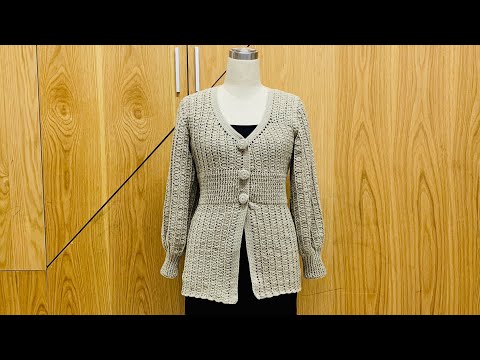 71. HƯỚNG DẪN MÓC ÁO KHOÁC DÀI- Vân vũ- Crochet coat