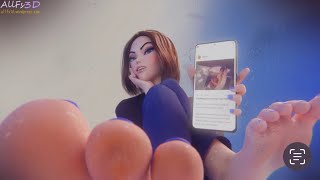Sam From Samsung Feet By Allfs3D Fully Animated