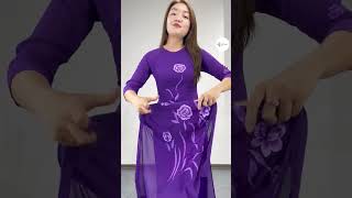 Thêu Tím - Hot Girl Livestream - Bigo Áo Dài - Bạn Muốn Hẹn Hò Với Cô Ấy - Áo Dài Đi Chơi Chụp Ảnh