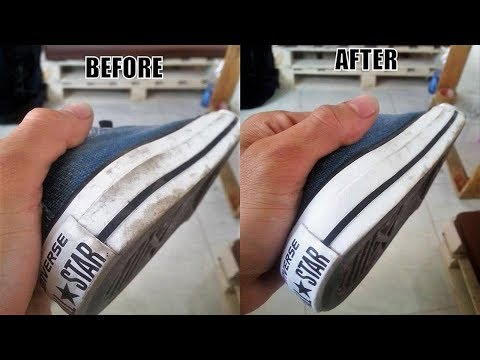 Cách làm trắng giày vải đơn giản tịa nhà - Mẹo Vặt Cuộc Sống