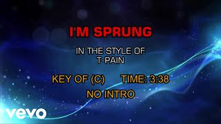 T Pain I 39 M Sprung Karaoke T Pain I 39 M Sprung Karaoke
