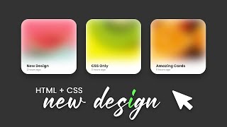 New Design Css Curve Outside Card Ui Design With Hover Effect