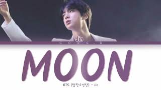 BTS JIN - Moon (Color Coded Lyrics Eng/Rom/Han/가사)