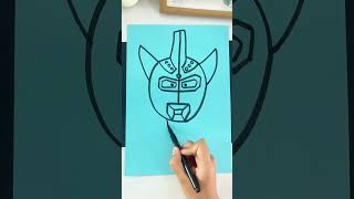 Ultraman Sıfır Ultraman Çizmek Için Avuç Içini Kullan, Basit Çizimlerle Ultraman Kimin Boyadığını