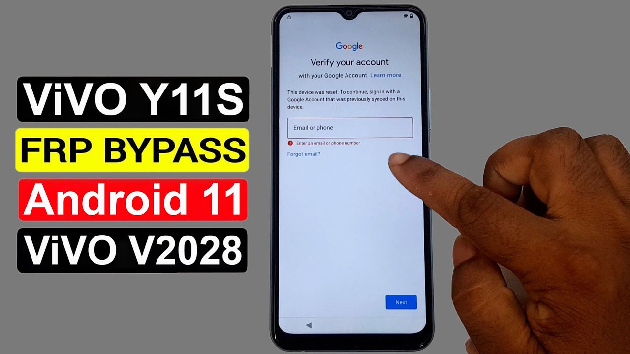 Vivo Y11s (V2028) Frp Bypass Android 11 | Vivo Y11s Vivo Y11s (V2028) Frp Bypass Android 11 | Vivo Y11s