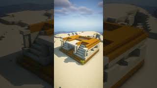 Minecraft Simple Sand House For The First Night