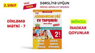2.Sinif Ev Tapşiriği Dinləmə Mətni - 7 İnadkar Qoyunlar