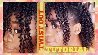 PERFECT TWIST OUT TUTORIAL ✿ NATURAL HAIR ✿