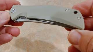 Bestech Scimitar - D2 Blade Steel - Trailing Point 52
