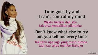 Ariana Grande - Breathin Lirik Terjemahan