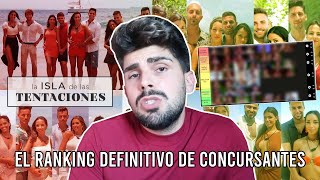 El Mayor Ranking De Concursantes De La Isla De Las Tentaciones