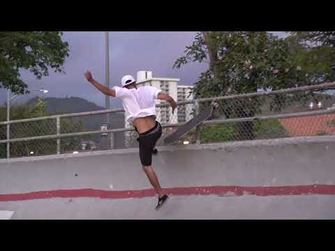 Danny Hamaguchi & Bong Gause get each others back at Aala Skate Park