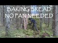 BAKING BREAD OVER THE FIRE, NO PAN NEEDED │ UPGRADING THE BUSHCRAFTCAMP
